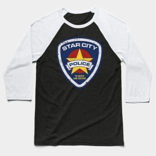 STAR CITY POLICE (ARROW) GRUNGE Baseball T-Shirt